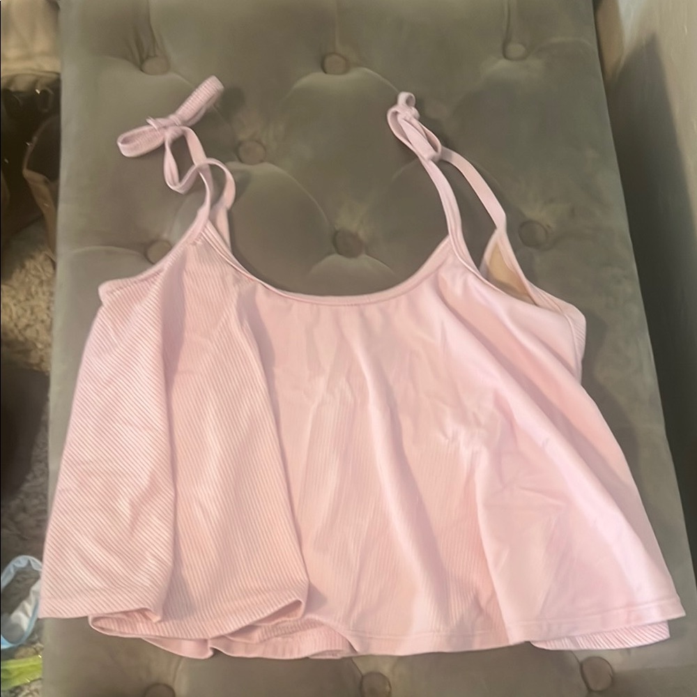 Kortni Jeane Pink ribbed Women's Top S